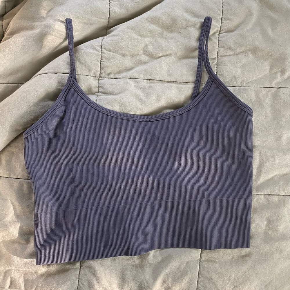 Athleta Ribbed Sports Bra Women’s Size Medium